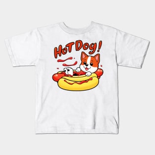 hot dog Kids T-Shirt